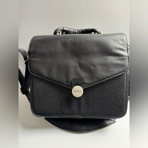Pre owned Genuine Dell Laptop Messenger Bag Black Adjustable Strap